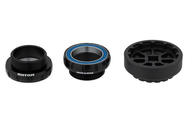 Rotor ITA30 Bottom Bracket Cups Steel - Black