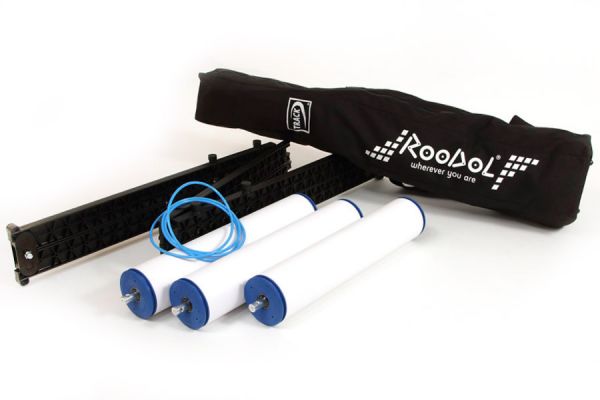 RooDol Track PVC Fietstrainer - Zwart