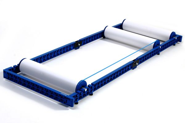 RooDol Track PVC Rollers - Blue