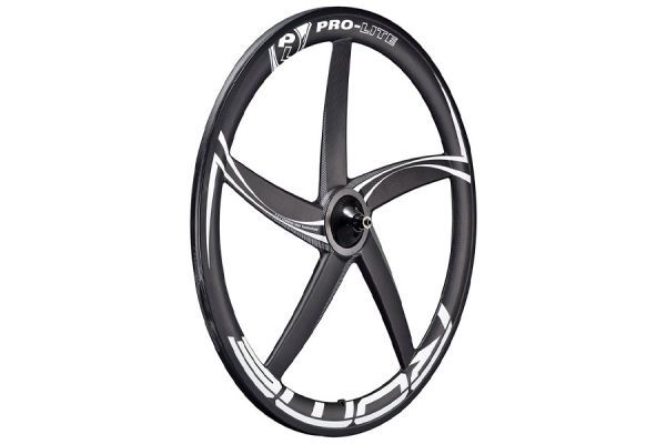 Ruota Scatto fisso Anteriore BLB Pro-Lite Rome Full Carbon Spoke Nero