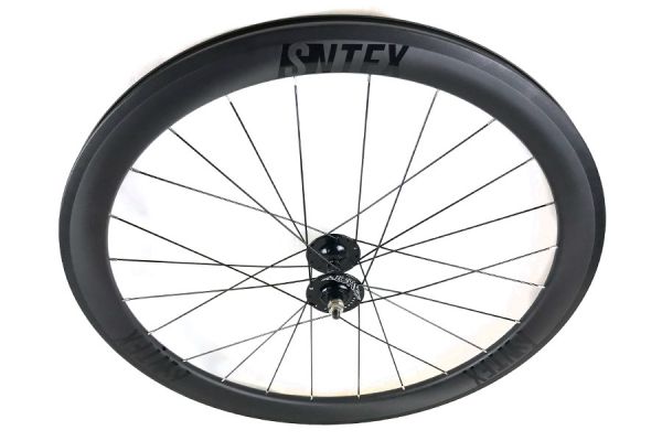 Santafixie 50mm Carbon Track Front Wheel - Black