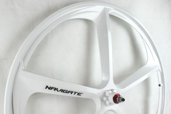 Navigate 5 Spoke Front Wheel - White