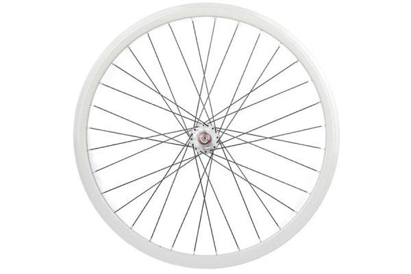 Rueda Fixie Delantera Santafixie 30mm Blanca