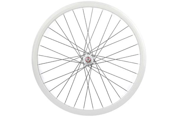 Coppia Ruote Contropedale Santafixie 30mm Bianco