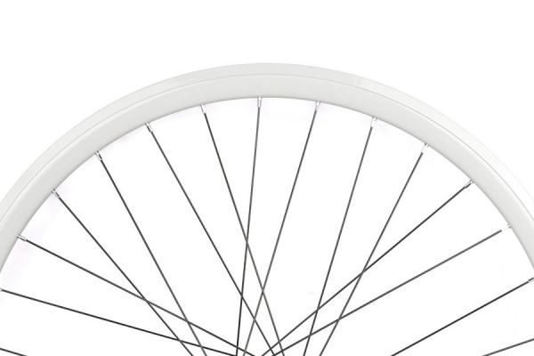 Coppia Ruote Contropedale Santafixie 30mm Bianco