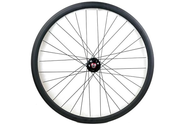 Terugtraprem SantaFixie 30mm Wielset - Zwart