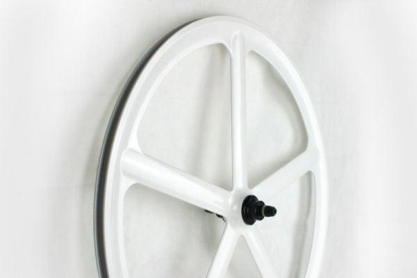 Santafixie 5 Spoke Front Wheel - White