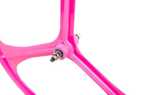 Teny Rim Tri Spoke Fixie Vorderrad - Rosa