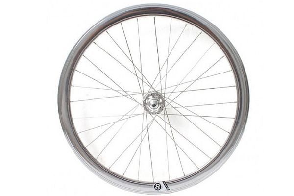 Origin8 Fixed Gear Voorwiel - Zilver HP