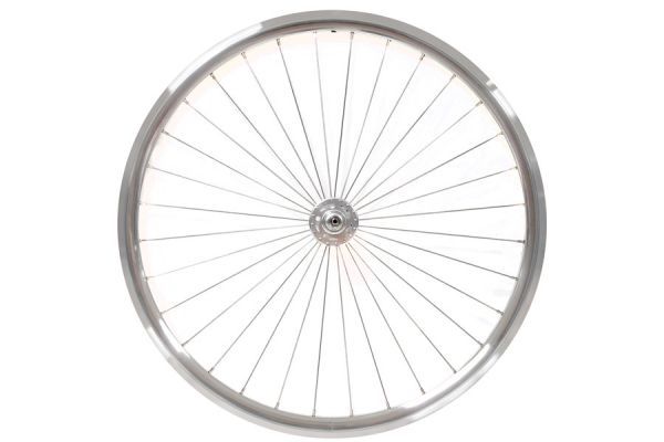 Rueda Fixie Delantera Santafixie 30mm Plata (Radiado recto)