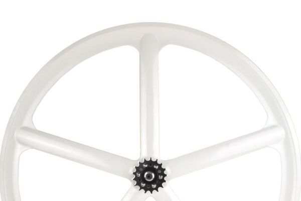 Santafixie 5 Spoke Rear Wheel - White