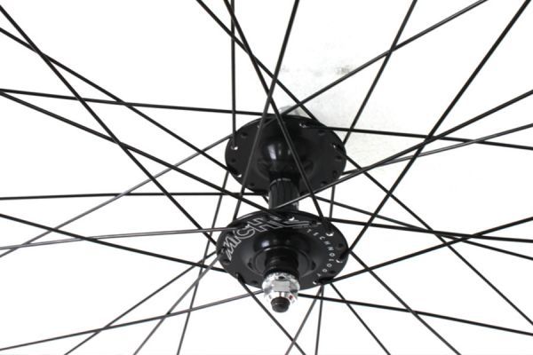 H plus Son TB 14 Fixed Gear Voorwiel - Zwart