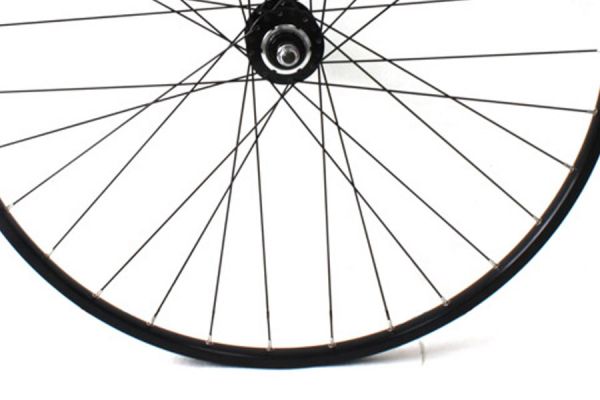 H plus Son TB 14 Fixed Gear Voorwiel - Zwart