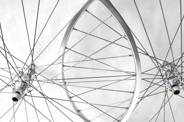 H plus Son TB 14 Fixie Wheelset - Silver