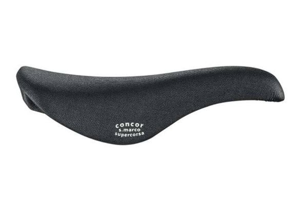 San Marco Concor Supercorsa Narrow Woven Saddle - Black