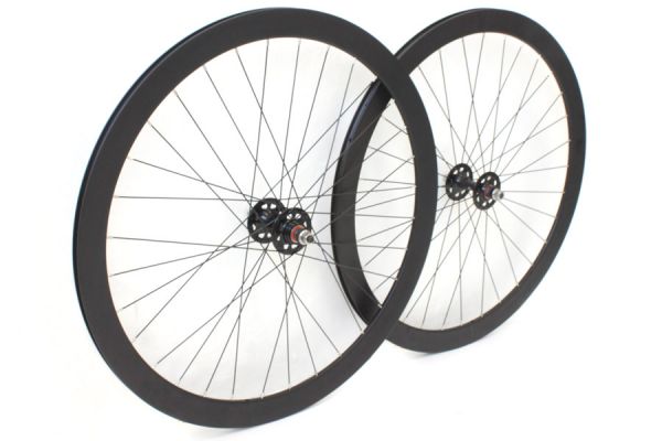 H plus Son Formation Face Fixed Gear Wielset - Zwart