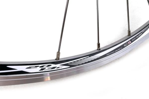 Mach1 CFX CNC Fixie Wheelset - Silver