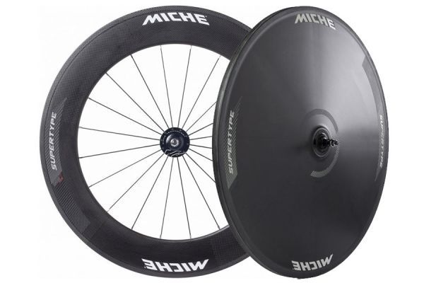 Miche Supertype Pista 88/Disc Bahn Laufradsatz - Carbon