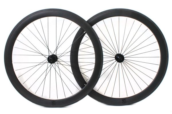 BLB Notorious 50mm Fixed Gear Wielset - Carbon