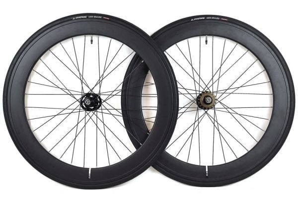 Santafixie 60mm Wheelset + Inner Tubes + Tyres - Black