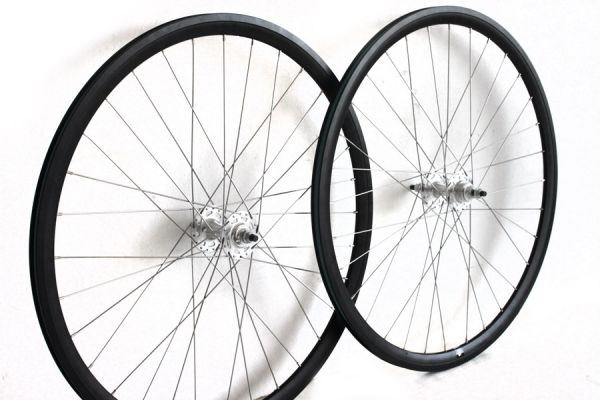 WIN18 Fixed Gear Wielset - Zwart/Zilver