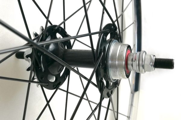 Weinmann G42 Fixie Wheelset - High Polished Silver