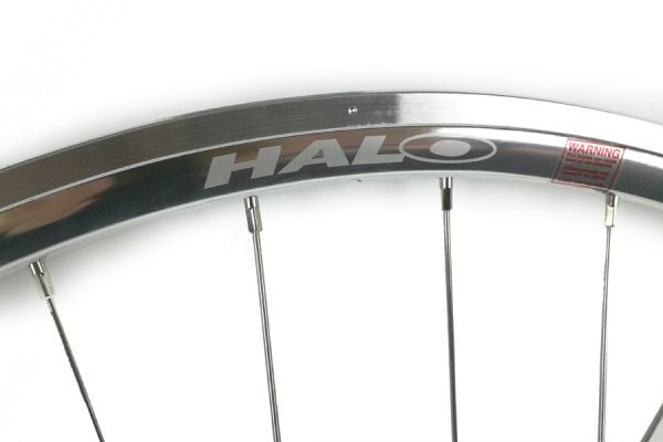 Halo Aerorage Fixed Gear Wielset - Zilver