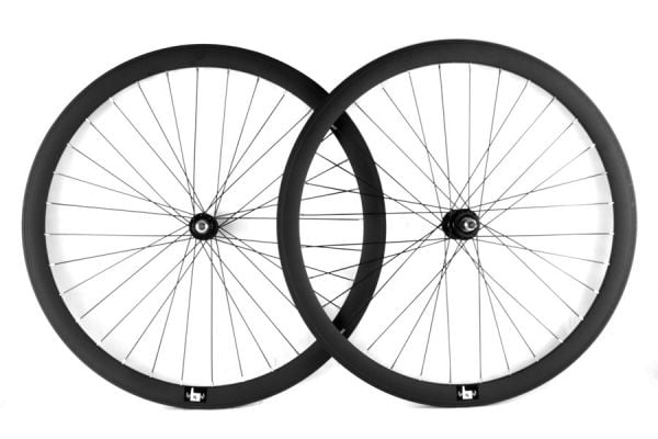 FK Fixie Wheelset - Matte Black Post-ADZ CNC