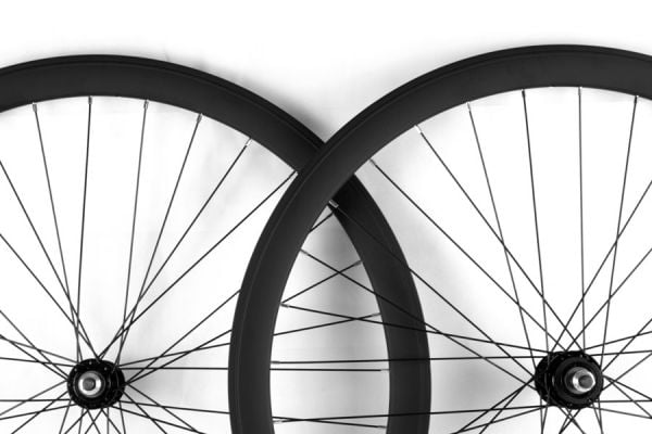 FK Fixie Wheelset - Matte Black Post-ADZ CNC