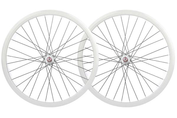 Paire de Roues Santafixie 30mm Blanc