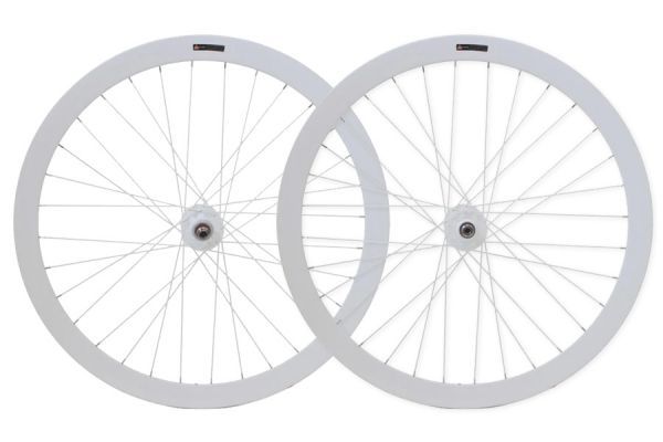 H plus Son Formation Face Fixie Wheelset - White