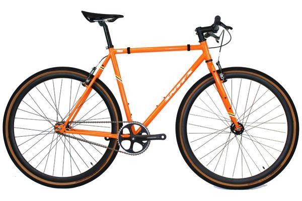 Bicicleta Fixie Santafixie Wild Tracklocross Orange