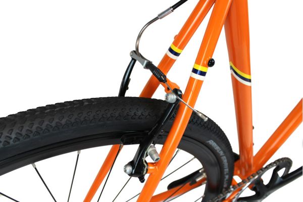 Bicicletta fixie Santafixie Wild Tracklocross Orange