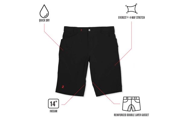 Chrome Industries Union 2.0 Shorts - Black