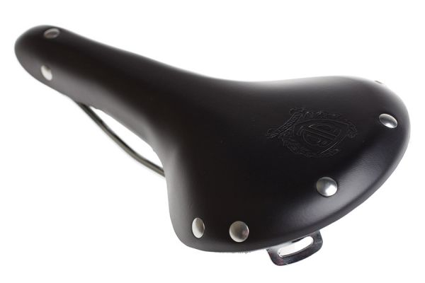 BLB Mosquito Race Leather Sattel - Schwarz