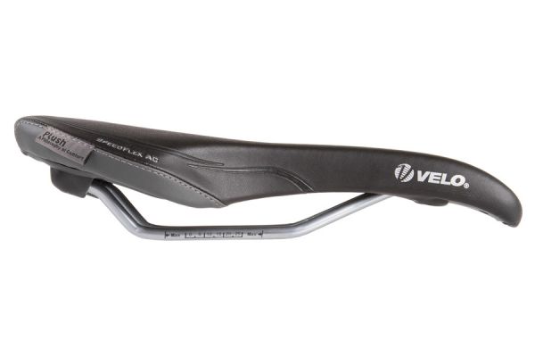 Velo Plush Speedflex AC Saddle - Black