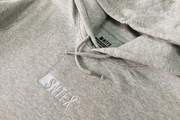 Felpa Hoodie Santafixie SNTFX Edizione Limitata Grigio