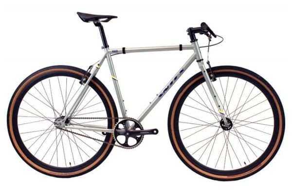 Bicicletta fixie Santafixie Wild Tracklocross Silver