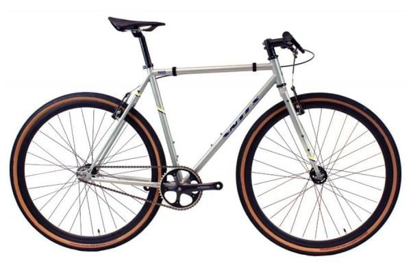 Santafixie Wild Tracklocross Fixed Single Speed Bicycle Silver