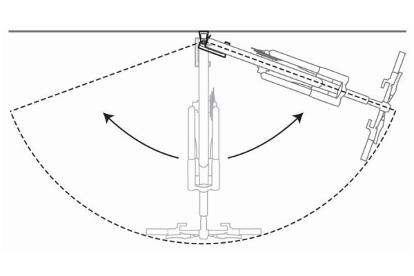 Topeak Swing-Up EX Wandhalterung - Schwarz