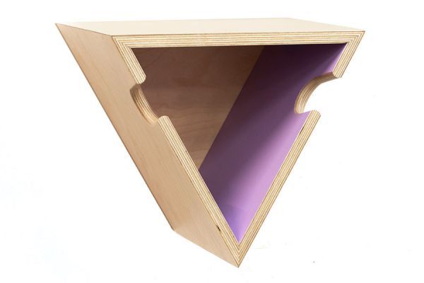 FustaFu Delta Wood Wall Mount - Lavender