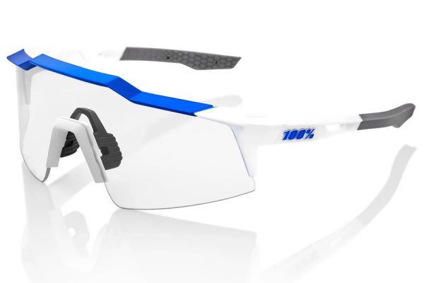 Lunettes 100% Speedcraft SL Blanc/Bleu