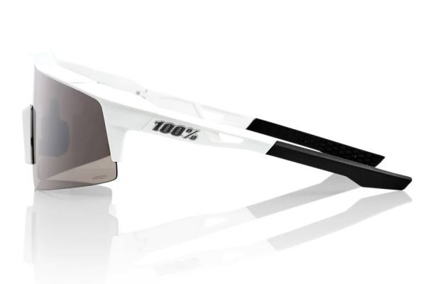 100% Speedcraft Glasses - White/Silver