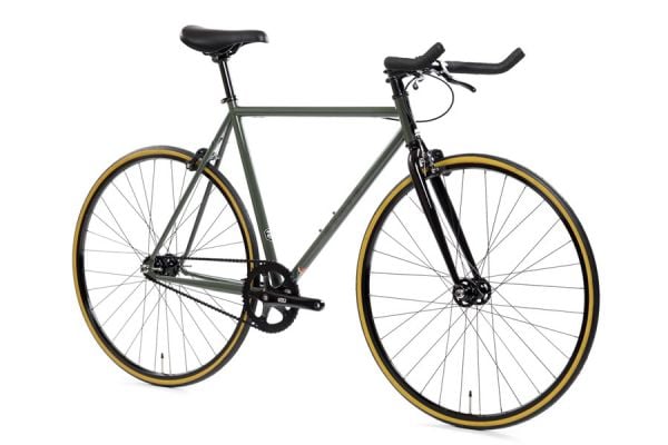 State Bicycle Co. Army Green Fixie Fiets