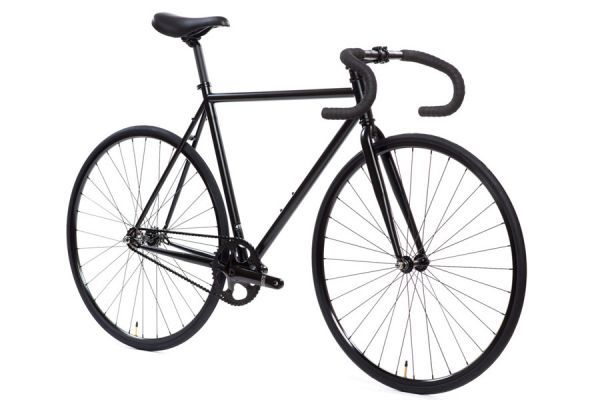 State Bicycle 4130 Core Line Fixie / Singlespeed Fahrrad - Matte Black 6.0