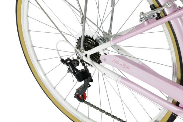 Bicicleta Paseo Mujer FabricBike Step-City 7V Pink