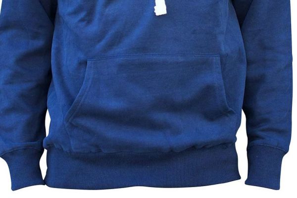 Schindelhauer Hoodie mit Streifenlogo - blau