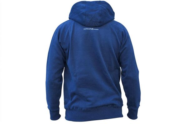 Schindelhauer Hoodie mit Streifenlogo - blau