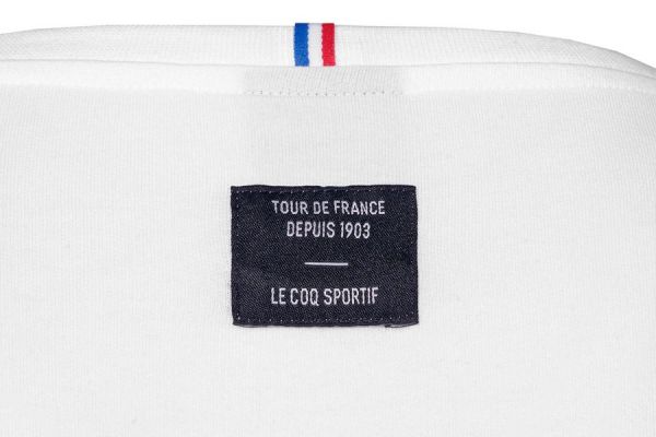 Le Coq Sportif TDF Nissa La Bella White Sweatshirt