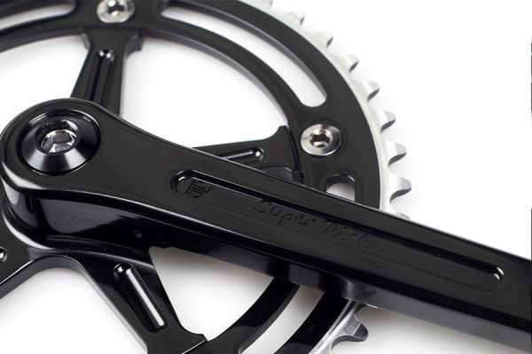 BLB Super Pista 46T Crankset - Black